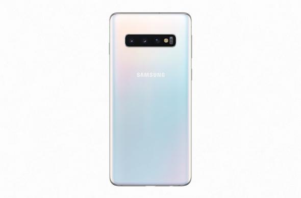 Samsung Galaxy S10 - Fotografii oficiale: Galaxy S10 Prism White_back.jpg