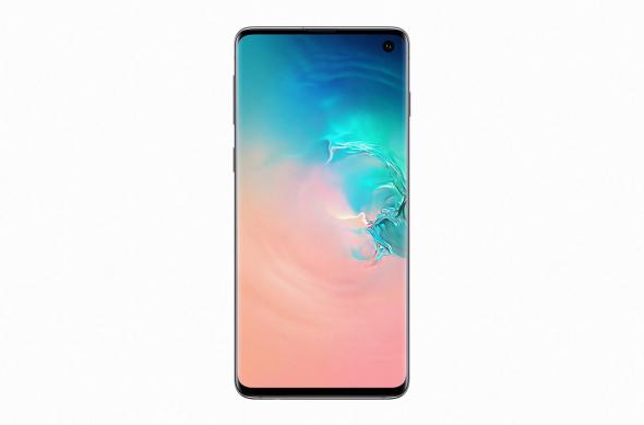 Samsung Galaxy S10 - Fotografii oficiale: Galaxy S10 Prism White_front.jpg