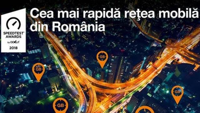 <b>Orange România este desemnată "Cea mai rapidă reţea mobilă din România" de către SpeedTest/ Ookla; Lansează concursul MegaHunt cu această ocazie</b>În această săptămână operatorul Orange România ne-a informat prin intermediul unui comunicat de presă despre distincția primită de la Ookla, aceasta din urmă fiind deținătoarea soluției SpeedTest pentru măsurarea vitezelor la internet