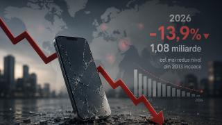 Piața smartphone-urilor se îndreaptă spre cel mai slab rezultat din ultimii 13 ani; Livrările ar putea scădea cu aproape 14% în 2026