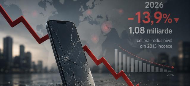 Piața smartphone-urilor se îndreaptă spre cel mai slab rezultat din ultimii 13 ani; Livrările ar putea scădea cu aproape 14% în 2026