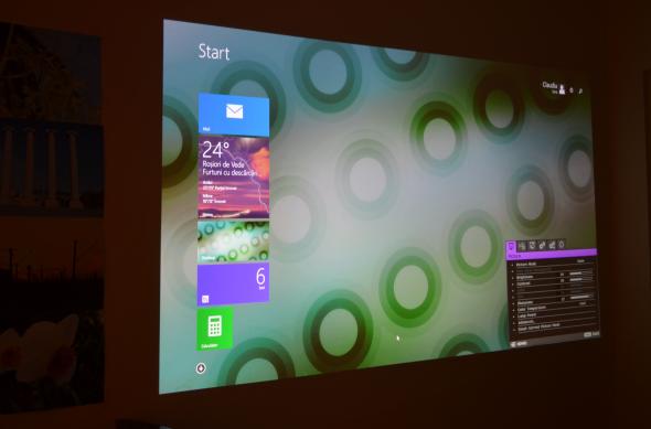 BenQ W2000 - Fotografii proiectie: Proiectie BenQ W2000 (2).jpg