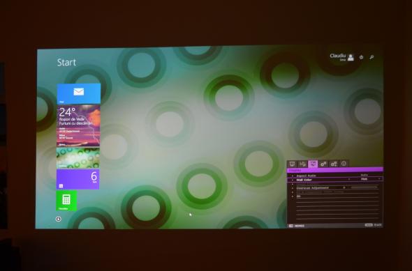 BenQ W2000 - Fotografii proiectie: Proiectie BenQ W2000 (7).jpg