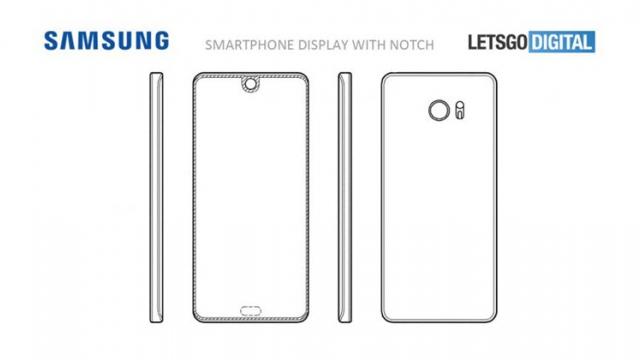 <b>Samsung caută alternativa perfectă la "bretonul" lui iPhone X; Un brevet indică decupaje direct în display pentru senzori, cameră, difuzor</b>În încercarea de a veni cu un raport screen to body cât mai mare companii din zona smartphone încearcă tot felul de idei. Dacă Apple a avut ideea unui decupaj în ecran, Samsung se gândește deja mai departe și vede o mulțime de decupaje