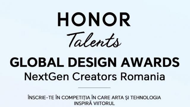 <b>Talentele din România premiate de HONOR Talents - Global Design Awards: Creativi pasionaţi de design, artă, inovaţie</b>HONOR a anunţat pornirea în România a competiţiei internaţionale HONOR Talents - Global Design Awards. Acest program este dedicat creativilor pasionaţi de design, arta digitală şi inovaţie tehnologică. E prima dată când România