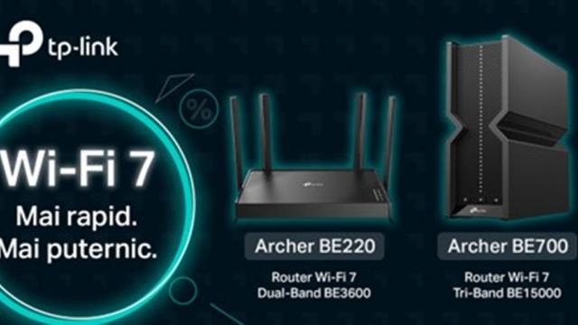 <b>TP-Link anunță reduceri de până la 40% de Black Friday; echipamente Wi-Fi 7 și camere Tapo 4K intră în ofertă</b>TP-Link participă activ la campania de Black Friday cu reduceri de până la 40% aplicate pe o gamă largă de echipamente de rețea și sisteme de supraveghere inteligentă. Oferta acoperă produse compatibile cu noul standard Wi-Fi 7, dar și camere Tapo cu rezo