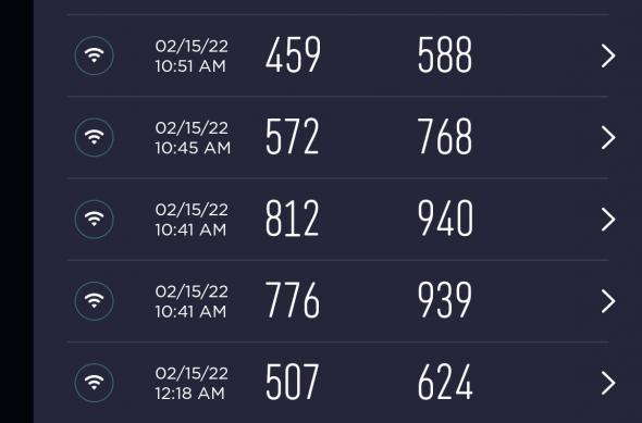Teste viteză - Huawei Mesh WS5800: Screenshot_20220215_105511_org.zwanoo.android.speedtest.jpg