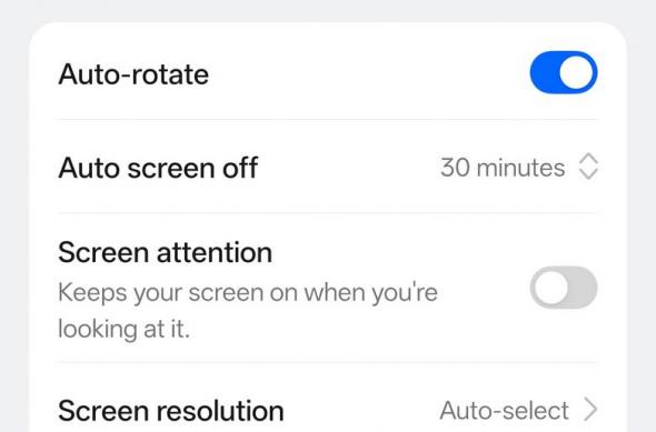 OnePlus 15 - Screenshots setări ecran: Setari-ecran (12).jpg