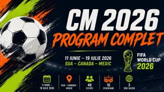 Tot ce trebuie să știi despre programul Campionatului Mondial 2026: grupe, faze eliminatorii, unde poți urmări meciurile în România