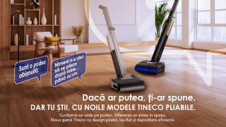 Tineco își aduce noile aspiratoare cu spălare pliabile i7 Fold Premium și S7 Fold Elite la Bucharest Tech Week