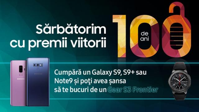 <b>Cumpără un Galaxy S9, S9+ sau Note 9 și poți primi un Gear S3 Frontier cadou! Iată detalii despre cea mai nouă campanie Samsung</b>O informație pe care am aflat-o recent de pe grupul de Facebook Mobilissimo.ro și pe care ulterior am dezvăluit-o și în cadrul sesiunii noastre de Live Blogging cu ocazia Black Friday a fost aceea că Samsung vine în această perioadă cu o