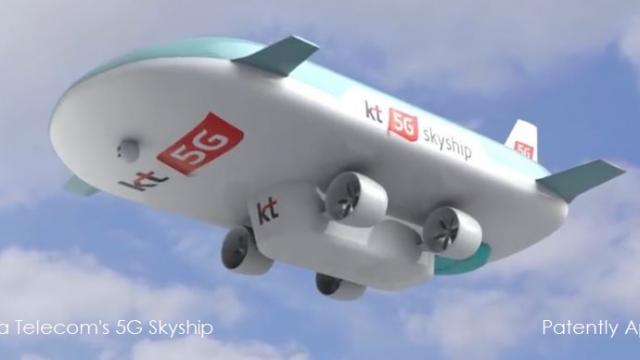 <b>Coreenii lansează o navetă ca un Zeppelin, ce furnizează servicii 5G în India</b>Din ciclul "proiecte trăznite pe bază de 5G" aflăm că în Coreea de Sud se lucrează la un proiect care să aducă mai devreme 5G-ul pe piaţa din India. Korea Telecom (KT) a făcut o prezentare cel puţin inedită.