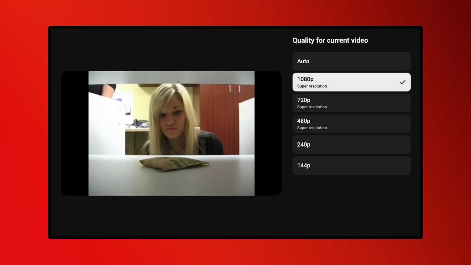Super resolution pe YouTube TV; AI-ul îmbunătățește automat calitatea clipurilor