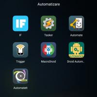 Automatizarea sistemului de operare Android; Utilizări și aplicații disponibile