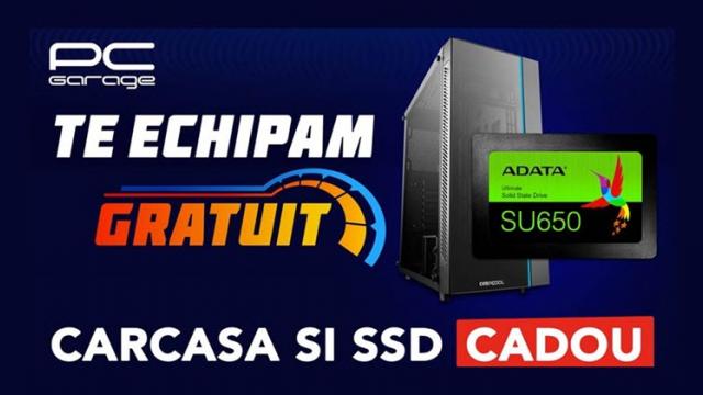 <b>De Sărbători, PC Garage te echipează gratuit cu SSD și carcasă de PC la achiziția de componente</b>În prag de sărbători iată că cei de la PC Garage vin cu o ofertă specială pentru cei care se află în căutarea unui nou PC și care vor să și-l construiască pe piese având astfel un control mai mare asupra componentelor ce ajung la interiorul