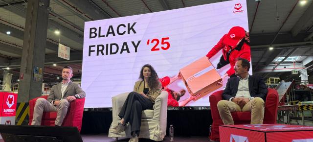 Sameday în topul celor mai descărcate aplicații din România alături de TikTok, 1 milion de colete procesate pe zi + investiții mari pentru Black Friday 2025!