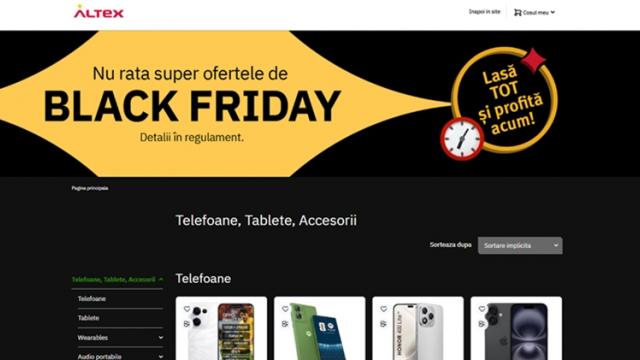 <b>Top 5 oferte din campania Altex Black Friday 2025 (valul 1)! Moto edge 50 Fusion la doar 799 lei, televizor de 2 metri la 3499 lei</b>În această dimineață friguroasă de final de octombrie, Altex a dat startul campaniei Black Friday 2025 - ediție împărțită în 3 etape. De astăzi începe etapa cu numărul 1 organizată în perioada 30 octombrie - 5 noiembrie