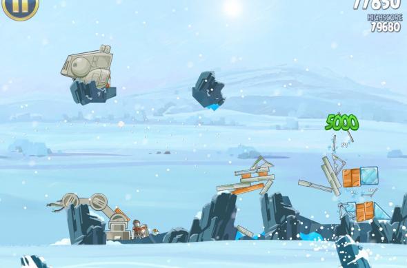 Angry Birds Star Wars Hoth Update review: prințesa Leia, roboți patrupezi și multă distracție! (Video): ipad_mini_screenshot_23.jpg