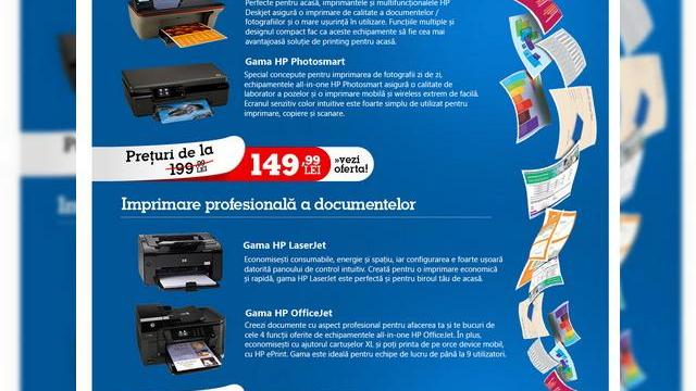 <b>Crazy Days ziua 4 la eMag; -25% la imprimantele HP din promoție!</b>După ce tablete ASUS Slider a avut parte de o reducere serioasă și am putut cumpăra câteva laptopuri ASUS, Dell și Toshiba la prețuri reduse în cadrul Crazy Days de la eMag, azi e rândul celor de la HP să ne ofere discounturi serioase. De...