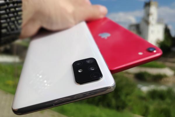 Samsung Galaxy A71 versus iPhone SE 2020: David şi Goliat pe scena high-midrange