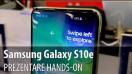 Samsung Galaxy S10e Video Prezentare Hands-On (Varianta accesibilă de S10 - cameră duală, decupaj selfie)