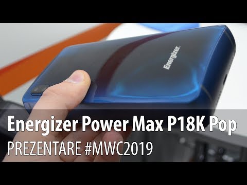 Energizer Power Max P18K Pop - Prezentare video hands-on de la #MWC2019 din Barcelona