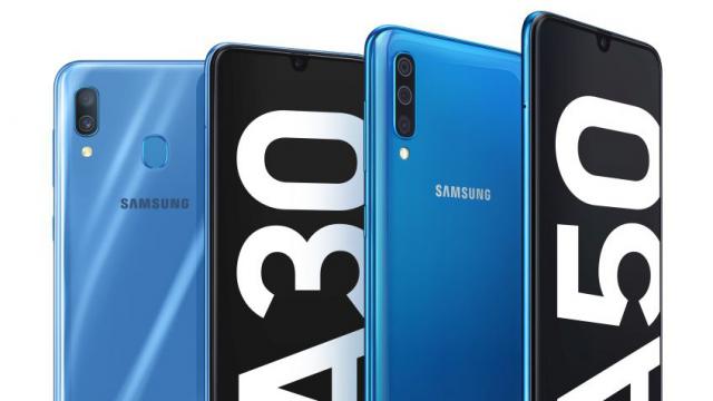 <b>MWC 2019: Samsung Galaxy A30 şi Galaxy A50 devin oficiale, cu ecrane Infinity-U şi baterii generoase</b>După multiple scăpări şi apariţii în benchmark-uri, certificări şi alte surse, iată că Samsung a lansat în sfârşit oficial telefoanele Galaxy A30 şi Galaxy A50. Terminalele sunt unele midrange şi se remarcă prin ecranele Infinity-U generoase..