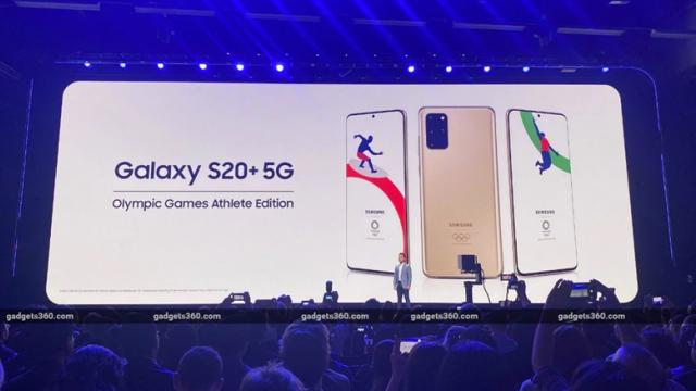 <b>Samsung Galaxy S20+ 5G primește o versiune aurie cu tematica Jocurilor Olimpice din Tokyo</b>În cazul în care nu ați fost atenți ieri la prezentarea Samsung, atunci vă reamintim că modelul Galaxy S20+ 5G a primit și o ediție specială cu tematica Jocurilor Olimpice 2020 din Tokyo