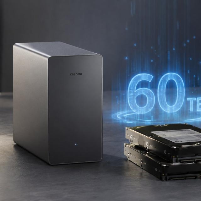 Xiaomi lansează un NAS de până la 60 TB în China, cu prețuri pentru utilizatori casnici