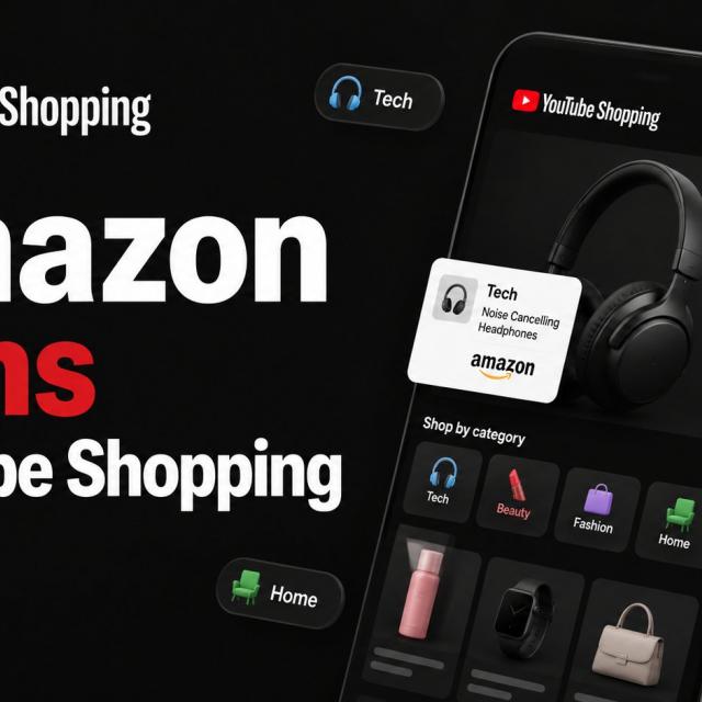 Amazon intră direct în YouTube Shopping: creatorii pot câștiga din produsele etichetate (România mai așteaptă)