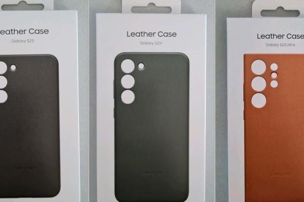Husele oficiale din piele pentru Samsung Galaxy S23, S23+ și S23 Ultra apar în fotografii reale; Seria de telefoane de top e pregătită de lansare