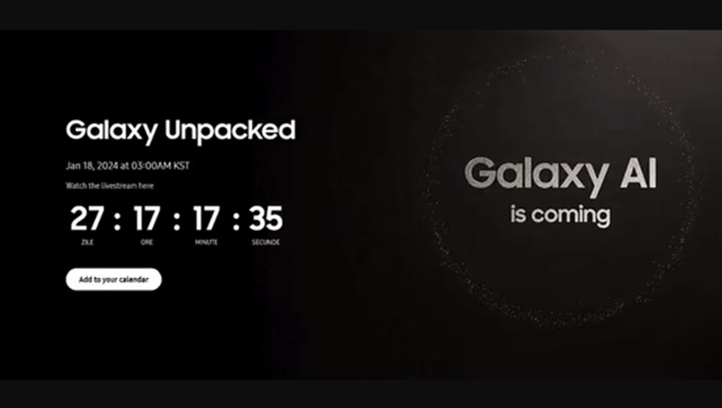 Galaxy Unpacked Are Loc Pe 17 Ianuarie 2024, Evenimentul Care Marchează ...