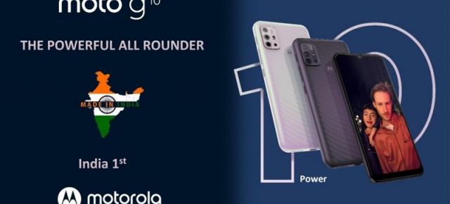 Motorola Moto G10 Power a debutat oficial în India; Cât costă battery phone-ul de 6000 mAh cu cameră quad în spate?