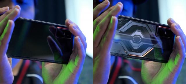 Infinix testează un telefon de gaming cu panou DynaVue; Spatele își schimbă culoarea în funcție de acțiune