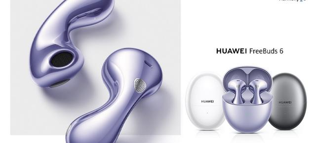 HUAWEI prezintă căștile FreeBuds 6, cu design semi-in-ear și sistem de reglaj Dual-driver True Sound