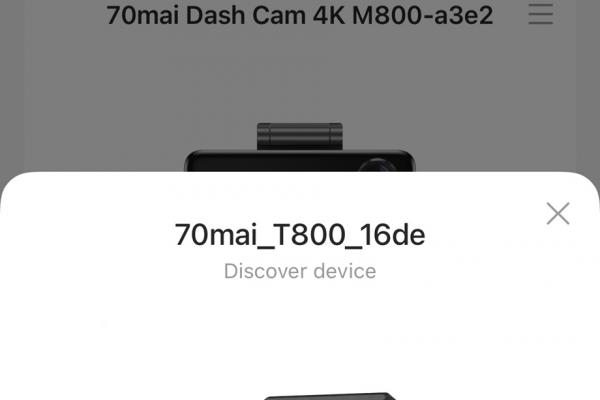70mai - Aplicație iOS