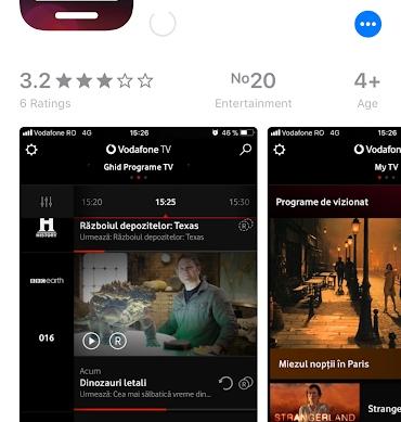 Capturi ecran aplicație Vodafone TV: Vodafone-TV_001.jpg