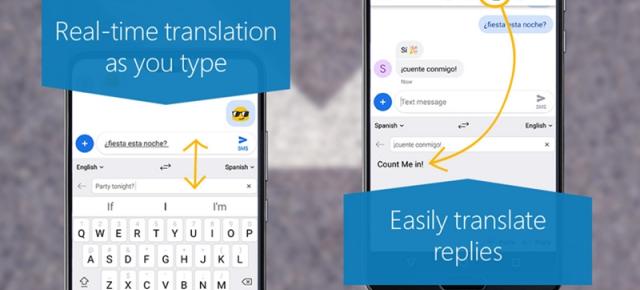 SwiftKey integrează acum traducere în timp real a mesajelor pe Android; Se bazează pe Microsoft Translator