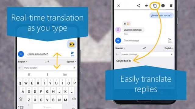 <b>SwiftKey integrează acum traducere în timp real a mesajelor pe Android; Se bazează pe Microsoft Translator</b>Celebra aplicație de tip tastatură virtuală numită Swiftkey a primit în ultima săptămână un update tare util, unul ce ne aduce traducere în timp real a mesajelor primite. La mijloc este folosit Microsoft Translator și practic avem parte prin 