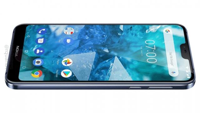 <b>Nokia 7.1 primește randări detaliate; Are decupaj în ecran și cameră duală Zeiss</b>Iată că la mijloc de săptămână avem parte și de un leak asociat lui Nokia 7.1, terminal pe care îl așteptăm lansat oficial chiar mâine pe data de 4 octombrie. Leak-ul constă într-o serie de randări cu iz oficial pentru smartphone-ul din zona
