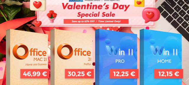 Și PC-ul tău merită un cadou de Valentine's Day! Iată ce oferte speciale propune GoDeal24 pentru Windows 11 Pro