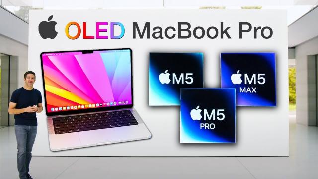 <b>MacBook Pro OLED vine spre finalul acestui an; Apple lucrează și la versiuni cu M5 Pro și M5 Max</b>Se pare că Apple plănuiește două lansări importante pentru 2026 în zona de laptopuri. Versiuni actualizate cu procesoarele M5 Pro și M5 Max se află în dezvoltare și, mai interesant, un prim model cu display OLED și design revizuit ce ar sosi în ultimele