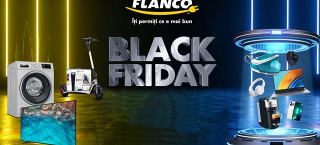 Black Friday 2022 a început la Flanco, cu reduceri la televizoare, smartphone-uri, electrocasnice, gadget-uri; Ce avem în ofertă?