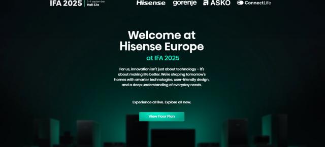 IFA 2025: Hisense va prezenta electrocasnice de ultimă generație propulsate de AI, pe 5 septembrie în Berlin 