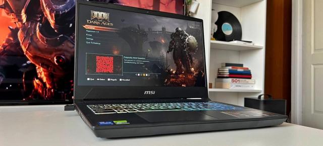 Cum am sărit de 270 FPS în noul joc DOOM pe un laptop MSI Katana 15 HX B14W cu NVIDIA GeForce RTX 5060