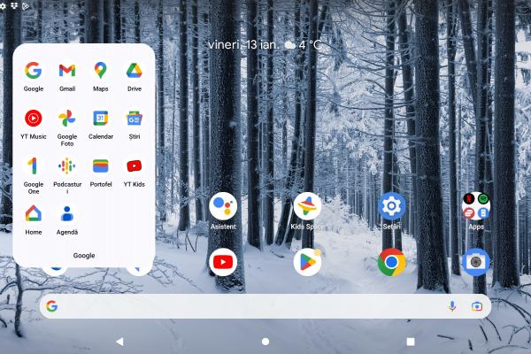 Screenshots interfață grafică Nokia T21