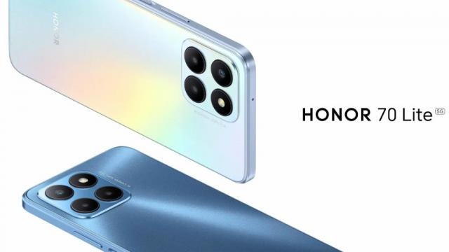 <b>Honor 70 Lite 5G sosește cu dotări mid-range și are ecran de 6.5 inch cu rată de refresh de 90Hz</b>Deși ne așteptam mai degrabă la un anunț al seriei Honor 90, iată că de fapt astăzi primim un nou membru din familia Honor 70, unul Lite. Se numește Honor 70 Lite și tocmai ce a fost anunțat oficial, fiind disponibil în Marea Britanie