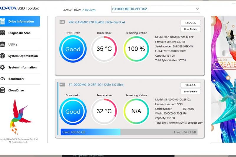 XPG GAMMIX S70 BLADE - Capturi aplicație: XPG-GAMMIX-S70-BLADE_006.jpg