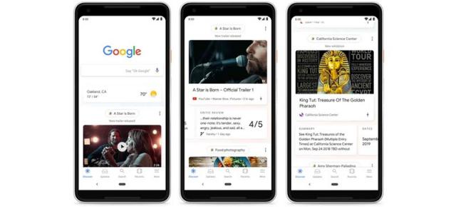 Feed-ul de știri Google primește o actualizare la nivel de look și funcții; Este redenumit în Google Discover
