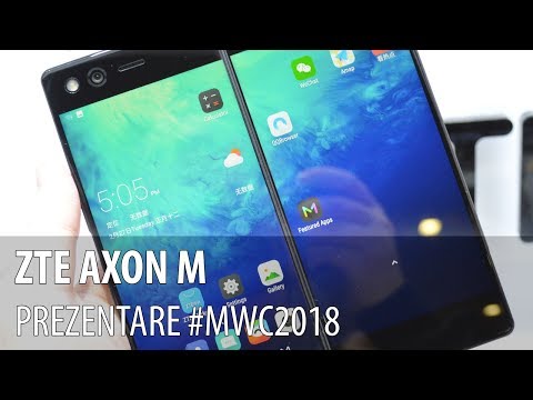 ZTE AXON M - Video-prezentare hands-on de la #MWC2018 din Barcelona